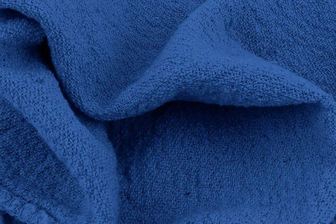 Close-up of blue cotton fabric for 150 Pack Cotton Shop Towels 14 By 12 Inches Absorbent Rags For Auto Shops Garage Home And Industry Cleaning