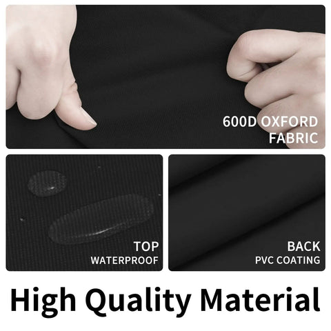 Heavy Duty 600D All Weather Patio Furniture Cover For Rectangular Tables And Chair Sets, Waterproof Outdoor Cover material
