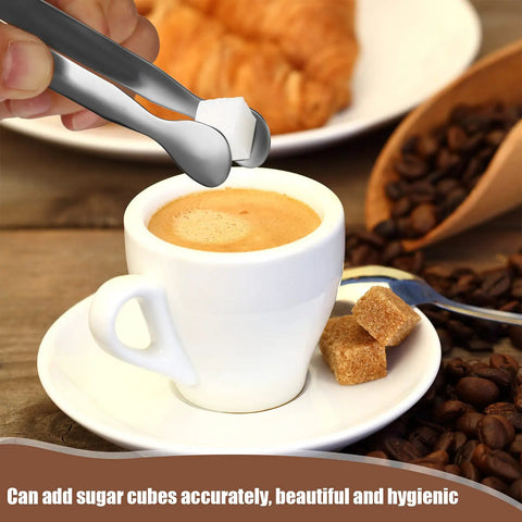 Using Four Piece Ice Tongs And Scoop Set For Ice Bucket Kit Stainless Steel Serving Tongs With Teeth for sugar cube in coffee