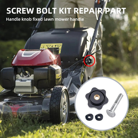 Two Pack Handle Knob and Screw Bolt Kit For Toro Lawn Mowers and Snow Blowers Replacement Parts 92 2260 106 4161