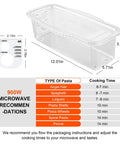 Dimensions of Microwave Pasta Pot With Strainer Lid And Measuring Cup Clip, Quick 10 Minute Cook For 1 To 4 Servings shown