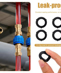 Sturdy Heavy Duty Brass Female To Female Garden Hose Adapter Connector Fits Standard 3/4 Inch Outdoor Nozzles With Extra Sealing Washers For A Leak Proof And Durable Yard Water Flow Setup Today, with O-ring seals