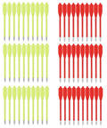60 Piece 6.3 Inch Crossbow Bolts Set for 50-80Lb Mini Crossbows with Steel Broadhead Tips, Durable Plastic Shafts