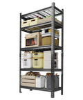 Rust Proof Iron Storage Shelf Two Pack No Tools Needed For Ten Minute Assembly Heavy Duty Garage And Kitchen Rack For Bulky Items
