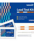 No Fuss Straight Up Accurate Lead Water Test Kit For Drinking Water Safety At Home With Quick Ten Minute Results, two test packs and vials.