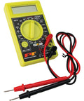 Digital Multimeter Tester 2000 Counts With AC DC Voltmeter Ohm Volt Amp Meter For Home And Auto Use DIY Friendly Measures Voltage And DC Current Auto Zero Adjust 9V Battery Included