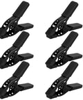 Heavy Duty 6 Piece 4 Inch Spring Clamps For Woodworking Tarp Securing Pool Covers Backdrops And Photo Gear Clip Set Nickel Plated Steel