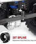 Close-up of 25T spline for Aluminum Servo Horn Arm Upgrade For One Eighteen Scale Traxxas TRX4M TRX4MT RC Crawler Stock Servo