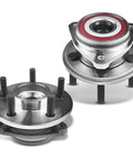 Set of 2 front wheel bearings and hub assemblies, 5-lug for Jeep Wrangler TJ 2000-2006 and Cherokee 1999-2001, high load capacity