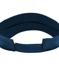 Back view of Winch Launch Sailplane Glider Sun Visor For Adults One Size Navy Built For Soaring Flights And Gliding Fans, adjustable closure