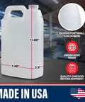 1 Gallon Water Jug BPA Free Empty Container With Leak Proof Cap Made From Food Grade Plastic Great For Storing Water Juices