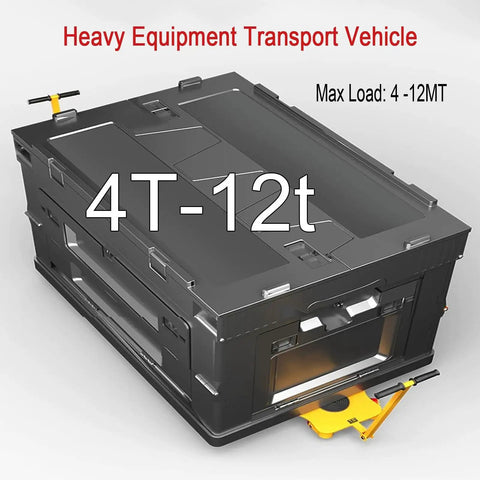 Heavy Duty Machine Skates And Rolling Dolly Plates Built Tough Rock Solid Platform Movers for 4-12t heavy equipment transport.