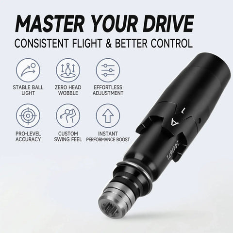 335 Tip Golf Shaft Adapter Sleeve For Titleist Fairway Woods Fits GT2 GT3 GT4 TSR1 TSR2 TSR3 TSi1 TSi2 TSi3 TS1 TS2 TS3 917F 915F 913F Universal Fit For Replacing Or Upgrading Shaft Adapters With Easy Installation No Fuss Install For Quick Swaps displayed with features of stable ball flight, zero head wobble, effortless adjustment.