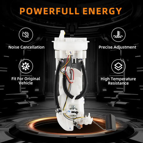 Electric Fuel Pump Module With Sending Unit Plug-And-Play Compatible For Honda Civic 2001-2005 shown on display with features
