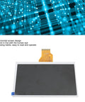 7-Inch TFT LCD Display Module With 800x480 High-Resolution Panel 50-Pin RGB Interface Built For Industrial Control Systems And Home Appliances Clear Text Images And Video For DIY Projects And Smart Setups, showing front view with screen off and connector visible