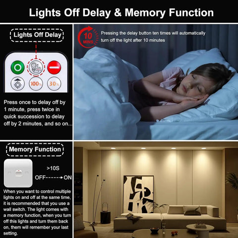 Recessed Lighting 4 Inch RGBCW Color Changing 12W LED Downlights with Junction Box,1080Lumens Canless LED lighting displayed with sleep timer.