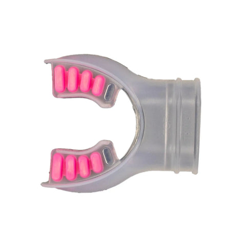 Clear Silicone Snorkel Mouthpiece Replacement For Regulators And Snorkels, Universal Fit, Soft Comfort, Durable Build, Pink
