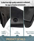 Universal Outboard Hydrofoil For 5 To 150 HP Boats, Whale Tail Cavitation Plate Stabilizer details with PA66 Plastic Black