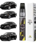 Super Black KH3 Touch Up Paint Pen For Nissan Cars With 2 In 1 Scratch Remover, Exact Color Matched For Car Paint, Pen Tip And Brush