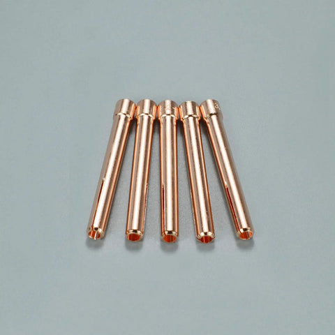Pro Grade TIG Collet 10N25 One Eighth Inch Tungsten Orifice 3.2 mm For QQ300 PTA DB SR WP Series TIG Torch Pack Of Ten