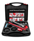 Bottom Bracket Install And Removal Tool Kit For BB86 BB30 BB91 BB92 PF30, Bicycle Headset Press Fit Bearing And Cup Tool Set With Carry Case open