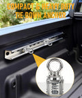 Installed Heavy Duty Strut Channel Nut And Eye Bolt Kit With M8 And M10 Eye Bolts And M10 T Slot Nuts Stainless Steel