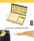 Portable Digital Pocket Scale 300g Capacity With 0.01g Accuracy For Jewelry Coins Powder And Gold Grams And Ounces LCD Display