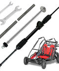 Steering Gear Assembly Compatible With Coleman KT196 CK196 196cc 6.5HP Go Kart And Kandi 110cc Quad DIY Cart Parts