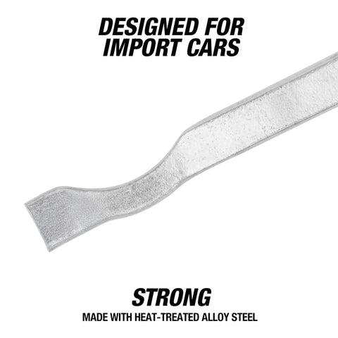 Drum Brake Spoon Tool With 29 Degree And 45 Degree Angled Ends, Heat Treated Steel Construction, Designed For Import Cars