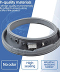 Door Seal For Samsung Front Load Washing Machine Stops Leaks Between Tub And Door DC97-18094B displayed with material details