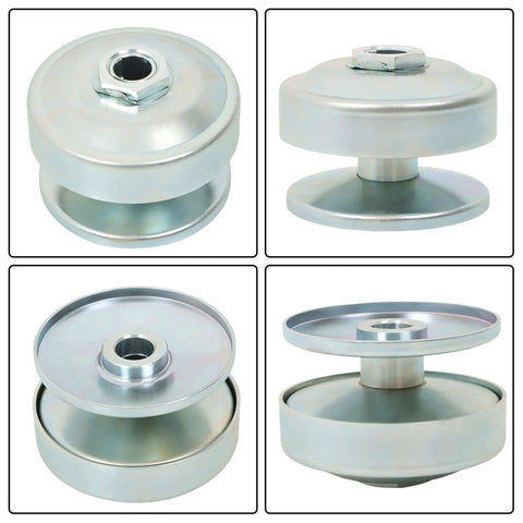 Go Kart Torque Converter Kit For 8HP To 16HP Engines With Straight Crankshaft And 1 Quarter Keyway Replacement Clutch Pulley Driver