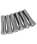 R8 Collet Set 29 Pieces From One Thirty Second To One Inch With Internal Threaded Seven Sixteenths By Twenty UNF Round Spring Collets