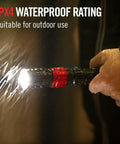 3-In-1 LED Work Light With Magnetic Base, Flexible Gooseneck, And Slim Bar Light, 400 Lumen USB Rechargeable Flashlight in rain
