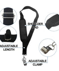 Universal Shoulder Strap for String Trimmers and Outdoor Power Tools, Adjustable Nylon Harness With Upgraded Metal Clip showing details