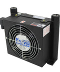 Heavy Duty Hydraulic Air Cooler 10 Liters Per Minute With Case Flow Radiator And Oil Cooling Heat Exchanger, side view