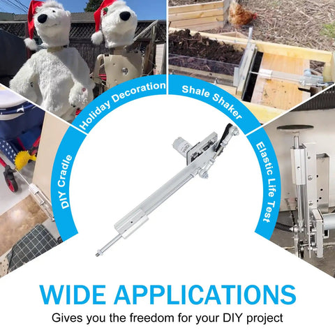 Heavy Duty Reciprocating Linear Actuator With Precision Timing And Variable Speed Controller with diverse DIY applications.