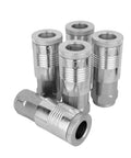 Image of G Style Half Inch FNPT Air Coupler Quick Connect, Steel Construction, Heavy Duty Air Tool Fitting, pack of 5