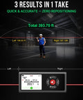 Dual Laser Distance Measuring Tool With Angle Sensor And Level Bubble From Anywhere In The Room, measuring distance in warehouse
