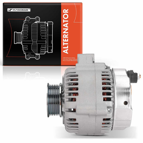 Alternator For Honda Odyssey 2000 3.5L V6 And Acura TL 1999 To 2003 CL 2001 To 2003 12V 105A With 6 Groove Pulley Clockwise Rotation