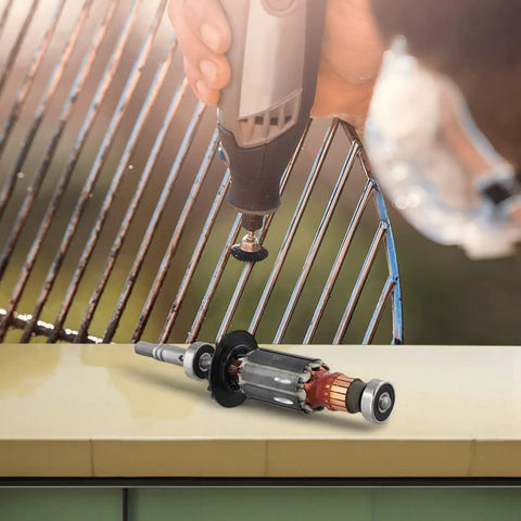 Heavy Duty Machined Metal Armature Spindle Housing Assembly For 3000 Rotary Tools used for polishing metal surface.