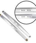 Aluminum Alloy RC Rear Trailing Arms Lower Linkage For 1to7 Traxxas UDR Desert Racer Beefy Rear Suspension Link Bolt On Easy Install Upgrade For Offroad RC Cars, 213mm aluminum pair