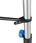 Heavy Duty Bicycle Repair Stand With 66 Lb Capacity Telescoping From 41 To 75 Inches Fits 1 To 1.5 Inch Tubing With Pre Drilled Floor Anchors
