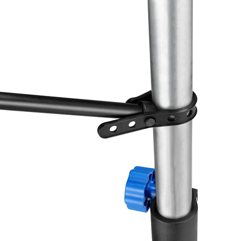 Heavy Duty Bicycle Repair Stand With 66 Lb Capacity Telescoping From 41 To 75 Inches Fits 1 To 1.5 Inch Tubing With Pre Drilled Floor Anchors