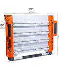 LiftPro 24 Inch Wall Mount System For Man Lifts And Scissor Lifts Pro Grade Heavy Duty Modular Tool Organizer, 25-inch width