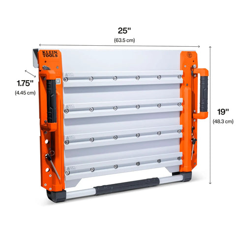 LiftPro 24 Inch Wall Mount System For Man Lifts And Scissor Lifts Pro Grade Heavy Duty Modular Tool Organizer, 25-inch width