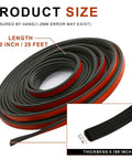 Dang Good Premium Epdm Foam Rubber Seal Strip 3 16 Inch Wide By 25 Feet Long shown coiled, 0.188 inch thick, ideal for weatherproofing.