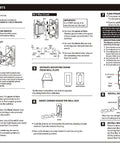 Instruction manual for installing In-Wall Dimmer Switch For LED CFL And Incandescent Lights, 3-Way Single-Pole.