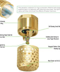 Exploded view of 2 Inch Brass Foot Valve With Mesh Strainer And Backflow Prevention, Universal One Way Female NPT Check Valve