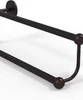 Prestige Skyline Collection 36 Inch Double Towel Bar In Antique Bronze Finish Built From Solid Brass With Concealed Mounting Hardware