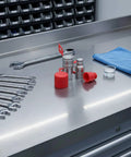 Heavy Duty Hydraulic Quick Connect Coupler Set With Fittings For Construction Gear Ensures Leak Resistant Connection Made From High Strength Steel To Handle Rough Ops Gives Solid Reliability For Your Excavator Loader Hydraulics Where Top Crews Go Hard on workbench